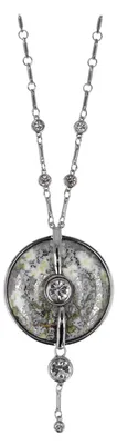Produktbild von Goebel Halskette Vincent Van Gogh - Mandelbaum Silber, Kette, Artis Orbis, Porzellan, Bunt, 4.5 cm, 67045371