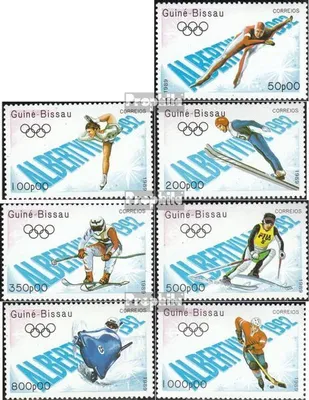 Produktbild von Briefmarken Guinea-Bissau 1989 Mi 1088-1094 (kompl.Ausg.) postfrisch Olympische Winterspiele 1992