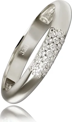 Image de Balia bague dames or 333 58 18,5 blanc bijoux bague D2BGR064W58