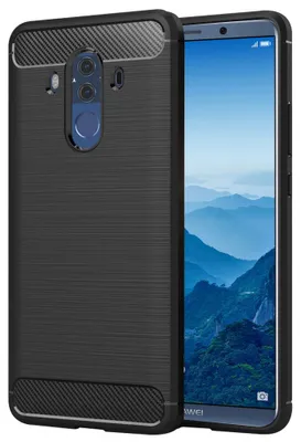 Obrázok produktu pre Techsuit Carbon Silicone puzdro pre Huawei Mate 10 Pro – čierne
