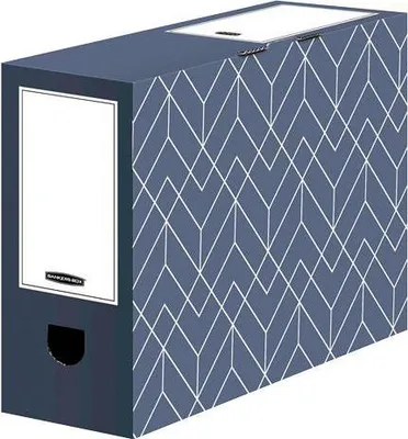 Image de Fellowes 4483801 Boîte de rangement pour fichiers Carton Bleu, Blanc