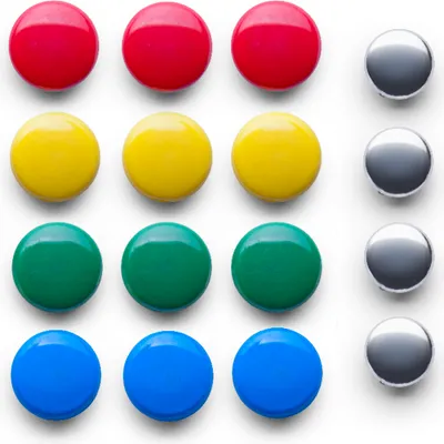 Produktbild von Zeller Magnet-Set, 12-tlg, fbg. sort.