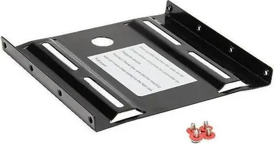 Produktbild von 2,5" auf 3,5" Festplatten Montage-Set, schwarz, Adapter Kit