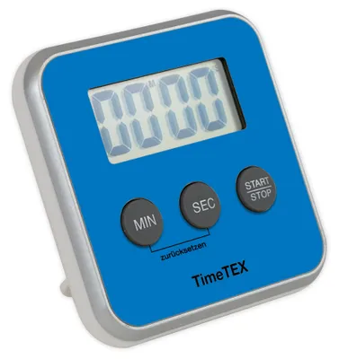 Produktbild von TimeTex Zeitdauer-Uhr "Digital compact", Blau