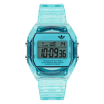 Produktbild von Adidas Uni Uhr DIGITAL TWO CRYSTAL Kunststoff blau AOST24065