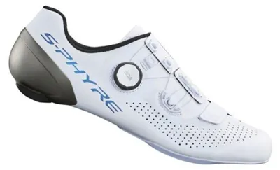 Produktbild von Shimano RC902T Rennradschuh Unisex Weiß mit verdrehgeschützter Fersenkappe
