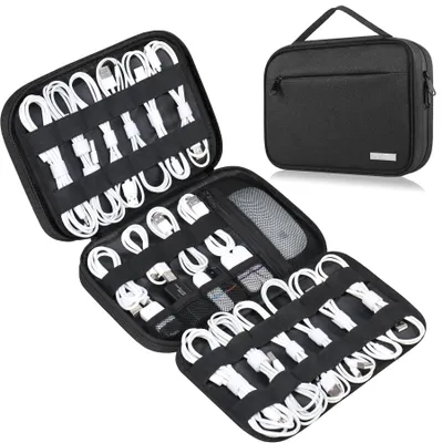 Image de Organisateur de câbles portable à grande capacité
