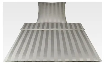 Produktbild von Mako-Satin Bettwäsche Noblesse Silber 1 Bettbezug 240 x 220 cm + 2 Kissenbezüge 80 x 80 cm