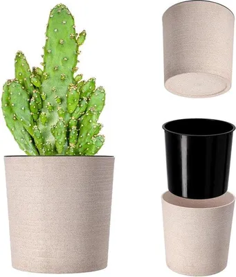 Obrázek produktu pro Elegantní květinová mísa 19 cm, krémová