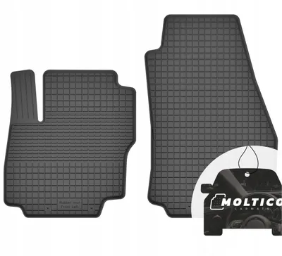 Imagen del producto de Alfombrillas de goma para el Ford C-MAX I (2003-2010), delanteras, con borde y aptas para todas las estaciones