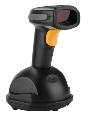 Obrázok produktu pre Bezdrôtová ručná čítačka kódov FG WX2800C 433 MHz s 32-bitovým dekodérom čiarových kódov a nabíjacou základňou