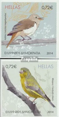 Produktbild von Briefmarken Griechenland 2014 Mi 2758-2759 (kompl.Ausg.) postfrisch Singvögel