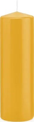 Produktbild von Wiedemann Stumpenkerzen Gelb Ø 60 x 185 mm, 16 Stück, 61 Brenndauer