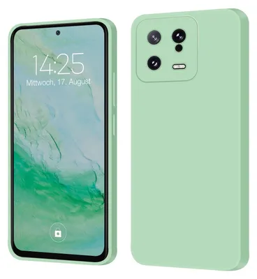 Produktbild von Hülle für Xiaomi 13 5G Case Cover Bumper Smartphone Softgrip Schutzhülle Farbe: Türkis