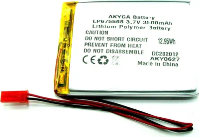 Produktbild von AKKU Li-Poly 3500mAh 3,7V JST-2 PINS