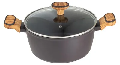 Zdjęcie produktu dla Garnek Multiclad 24Cm Z Pokrywą Bergner Bg-56037 Charcoal