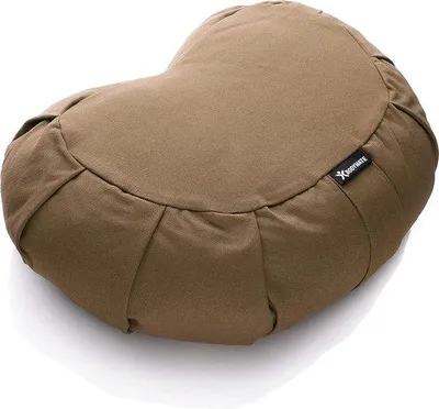 Image de Coussin de yoga 42 x 30 x 15 cm, rembourrage en sarrasin et épeautre, 100 % coton, coussin de méditation