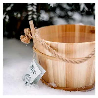 Produktbild von Saunakübel aus Holz, Durchmesser 28 cm