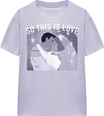 Image de Cendrillon - "So This Is Love" T-shirt Homme/Femme Unie TV19659 (L) (Lavande douce)