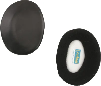 Produktbild von (( earbags | FASHION Ohrenwärmer , Leder schwarz, M