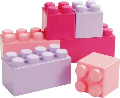 Produktbild von WADER Bausteine Bausteinblock XXL 36 Stück GIRLS 12M+