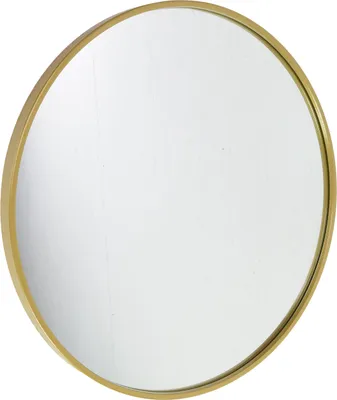 Produktbild von Fragix Boston Spiegel Rund - Gold - Metallrahmen - Ø60cm