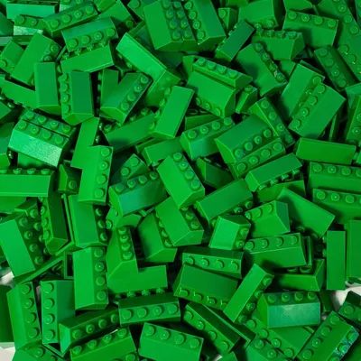 Produktbild von LEGO® 2x4 Dachsteine Dach Grün für Dach - 3037 NEU! Menge 50x