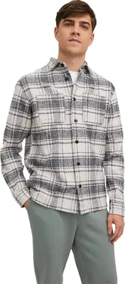 Image de Jack & Jones Logan Check Surchemise Marron M Homme Marron M