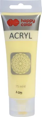 Zdjęcie produktu dla Farba Akrylowa 75 Ml Żółty Pastelowy (105) 9693