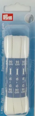 Produktbild von P/SB Schuhband flach 8mm/90cm weiß Prym 974 723