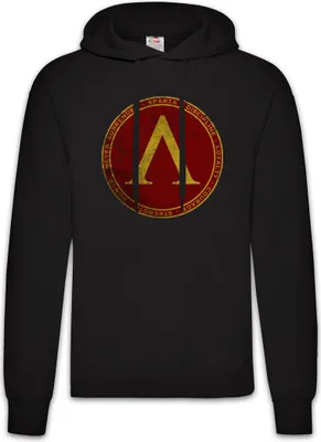 Produktbild von Urban Backwoods Sparta, Herren Hoodie, Farbe: Schwarz, Größe: M