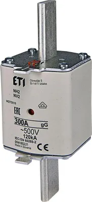 Productafbeelding van ETI NH-zekering, type NH2, gG, 300A/500V