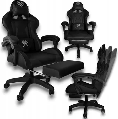 Obrázek produktu pro Herní židle Herní židle Závodní židle s podnožkou Ergonomická herní židle