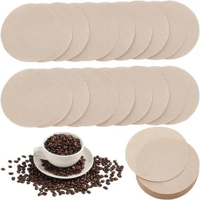 Produktbild von Kaffee-Filter 56x56cm, unbleicht, für Kaffeemaschinen, beige