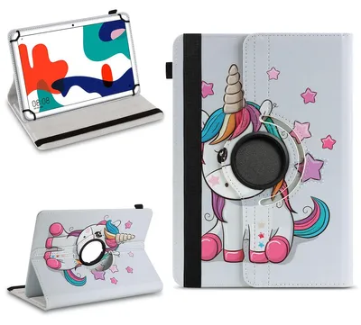 Produktbild von Tablet Tasche für Tabwee Tablet T90 / W90 Hülle Schutzhülle Schutz Drehbar CaseFarben:Motiv 16
