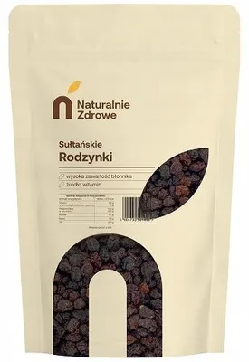 Produktbild von Sultaninen Rosinen 500 g Naturbelassen Getrocknete Weintrauben Ohne Zusatzstoffe Snack Backen