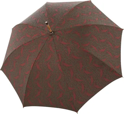 Image de doppler Manufaktur parapluie canne parapluie Norfolk Cottage Bordeaux rouge foncé