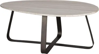 Produktbild von PTMD - Muka Couchtisch - Grau - 100 x 60 x 40,5 cm