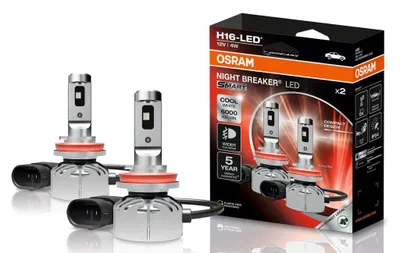 Zdjęcie produktu dla Osram Lampy retrofit LED H16 6000K / 2 szt. Światło przeciwmgielne niemieckie dopuszczenie ABG