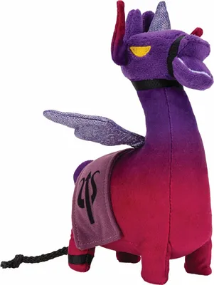 Produktbild von Jazwares FNT0154 - Fortnite - Loot Plüsch, Dunkles (Dark) Llamacorn 18 cm, Lila