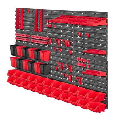Zdjęcie produktu dla KADAX Tablica Narzędziowa Ścianka 117x78cm 77El Warsztat Garaż Kuwety