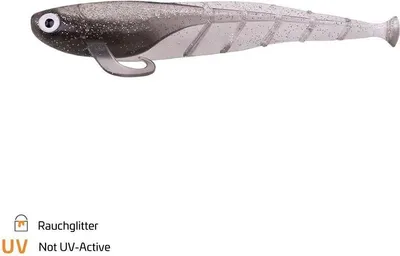 Produktbild von Zeck Quappie 18cm Rauchglitter 2 pcs Gummifisch