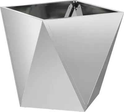 Produktbild von vidaXL Pflanzkübel Silber 40 x 40 x 40 cm Verzinkter Stahl