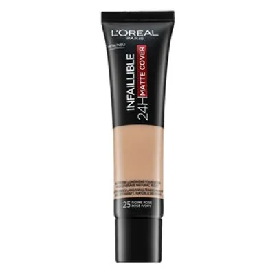 Obrázok produktu pre L'Oreal Paris Infallible 32H Matte Cover Foundation Dlugotrvalý podkladový matujúci krém 25 Cool Undertone/Rose Ivory, 30 ml