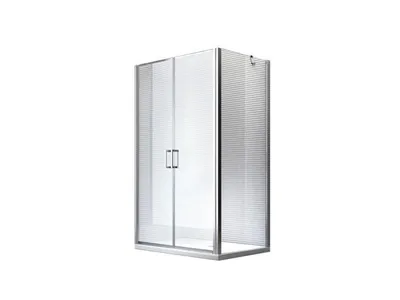 Immagine prodotto di GZH 80x80x195 cm Cabina doccia Athene con piatto doccia e sifone inclusi