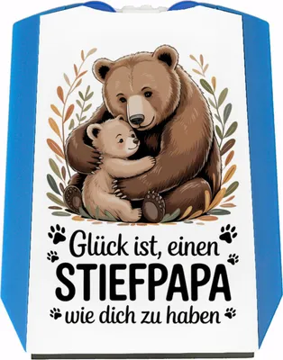 Produktbild von Glück ist einen Stiefpapa wie dich zu haben Bärenumarmung Parkscheibe Vatertag