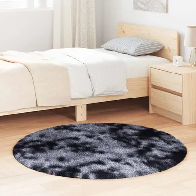 Produktbild von "Spring Sale"Teppich Wohnzimmer - Modern Stil - Shaggy Hochflor NAVARRA Dunkelgrau 120x120cm Polyester NEU526868 - Designerteppiche