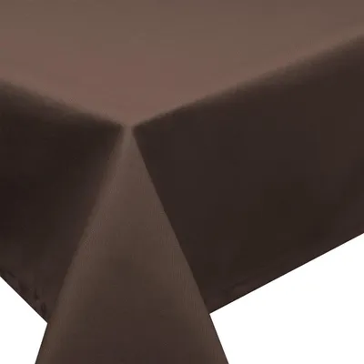 Produktbild von Leinen Tischdecke 160x220 cm eckig dunkelbraun