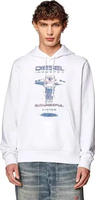 Produktbild von Diesel Ginn K36 Kapuzenpullover Weiß S Herren Weiß S