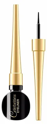 Produktbild von Eveline Cosmetics Celebrities – langanhaltender, glänzender Eyeliner, Braun – 60er Karton